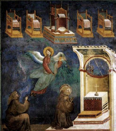 GIOTTO di Bondone Vision of the Thrones Norge oil painting art